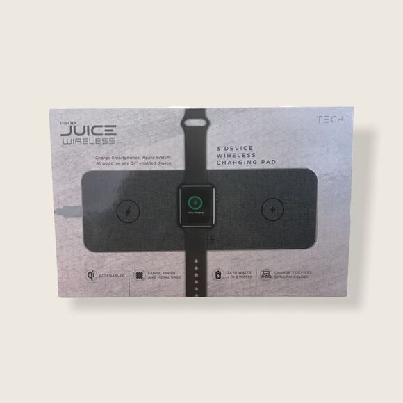 *Open Box* Tech Squared Qi-Enabled 3-Device Wireless Charger - Picture 1 of 1